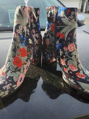 NEW!! Indigo Rd. Womens Veraly 2 Closed Toe Ankle Fashion Boots, Navy, Size 8.5